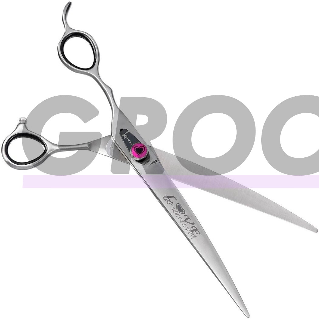 „Kenchii Love Scissor Curved Left 8“- aukščiausios kokybės, profesionaliai sulenktos žirklės kairiarankiams. 1 „Kenchii Love Scissor Curved Left 8“- aukščiausios kokybės, profesionaliai sulenktos žirklės kairiarankiams. 1