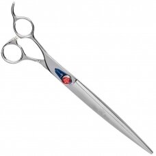 „Kenchii Five Star Offset Scissor Scissor 9“- aukščiausios kokybės profesionalios tiesios žirklės.