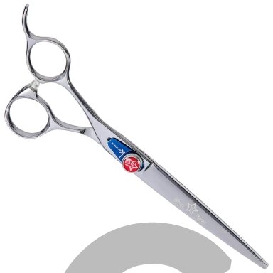 „Kenchii Five Star Offset Scissor Scissor 6“- aukščiausios kokybės profesionalios tiesios žirklės.