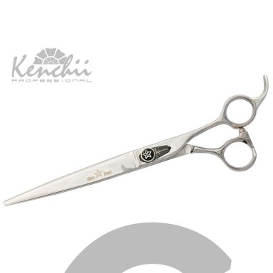 Kenchii Five Star Offset Scissor 7 "- aukščiausios kokybės profesionalios 18 cm tiesios žirklės.