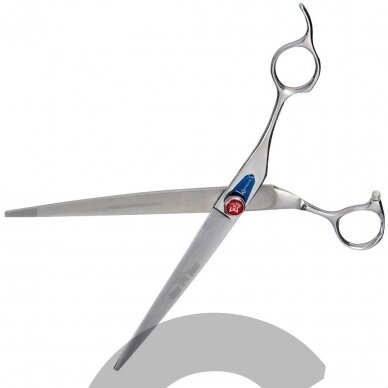 Kenchii Five Star Left Offset Scissor 7 "- aukščiausios kokybės profesionalios tiesios žirklės kairiarankiams. 1