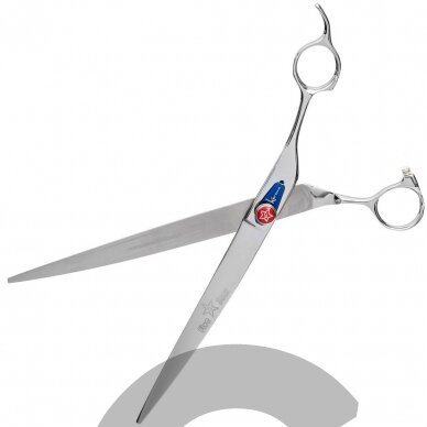 Kenchii Five Star Offset Curved Scissor 9 "- aukščiausios kokybės, profesionalios sulenktos žirklės. 1