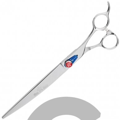 Kenchii Five Star Offset Curved Scissor 9 "- aukščiausios kokybės, profesionalios sulenktos žirklės.