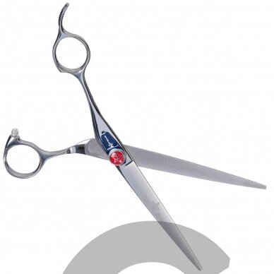 „Kenchii Five Star Offset Scissor Scissor 6“- aukščiausios kokybės profesionalios tiesios žirklės. 1 „Kenchii Five Star Offset Scissor Scissor 6“- aukščiausios kokybės profesionalios tiesios žirklės. 1