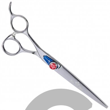 „Kenchii Five Star Offset Scissor Scissor 6“- aukščiausios kokybės profesionalios tiesios žirklės.