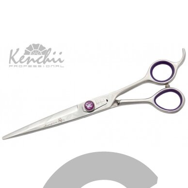 Kenchii Scorpion 8 "- profesionalios žirklės, pagamintos iš japoniško plieno. Kenchii Scorpion 8 "- profesionalios žirklės, pagamintos iš japoniško plieno.