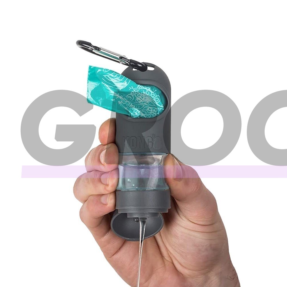 KONG Mini HandiPOD Clean Dispenser - nedidelis dėklas šuns ekskrementų maišeliams su dezinfekuojančiu skysčiu 1