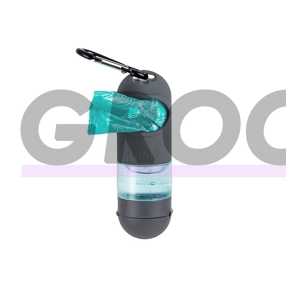 KONG Mini HandiPOD Clean Dispenser - nedidelis dėklas šuns ekskrementų maišeliams su dezinfekuojančiu skysčiu