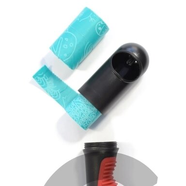 KONG HandiPOD Ball Launcher - šunų kamuoliukų paleidimo įrenginys su dėklu šunų ekskrementų maišeliams