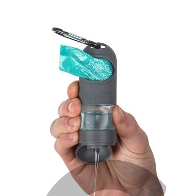 KONG Mini HandiPOD Clean Dispenser - nedidelis dėklas šuns ekskrementų maišeliams su dezinfekuojančiu skysčiu