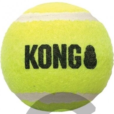 KONG HandiPOD Ball Launcher Refill Pack - teniso kamuoliukas ir 4 ritinėliai ekskrementų maišelių, papildymas. 3