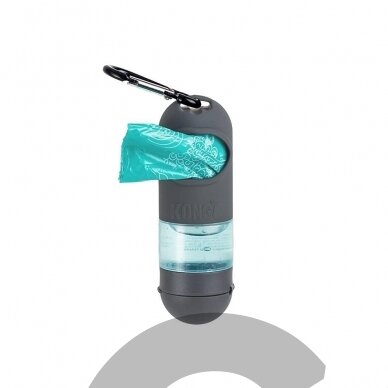 KONG Mini HandiPOD Clean Dispenser - nedidelis dėklas šuns ekskrementų maišeliams su dezinfekuojančiu skysčiu
