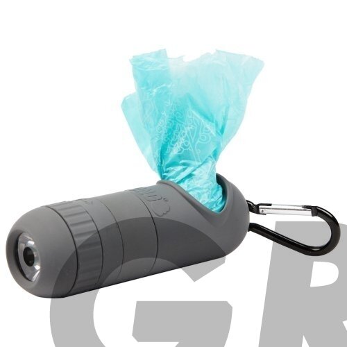 KONG Mini HandiPOD Interchangeable Starter Kit - ekskrementų maišelių rinkinys su dezinfekavimo priemone ir žibintuvėliu 5