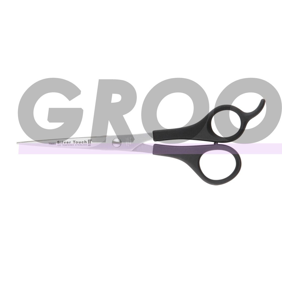 KR Witte Silver Touch 6,5 "- tiesios žirklės su plastikine rankena 15,5 cm KR Witte Silver Touch 6,5 "- tiesios žirklės su plastikine rankena 15,5 cm