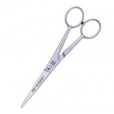 KR Witte Professional Scissors P600 - tiesios žirklės su vienpusiu mikro pjūviu 6"