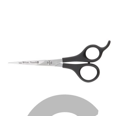 KR Witte Silver Touch 5,5" - tiesios žirklės su 13 cm plastikine rankena