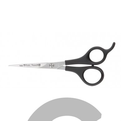 KR Witte Silver Touch 5,5" - tiesios žirklės su 13 cm plastikine rankena KR Witte Silver Touch 5,5" - tiesios žirklės su 13 cm plastikine rankena