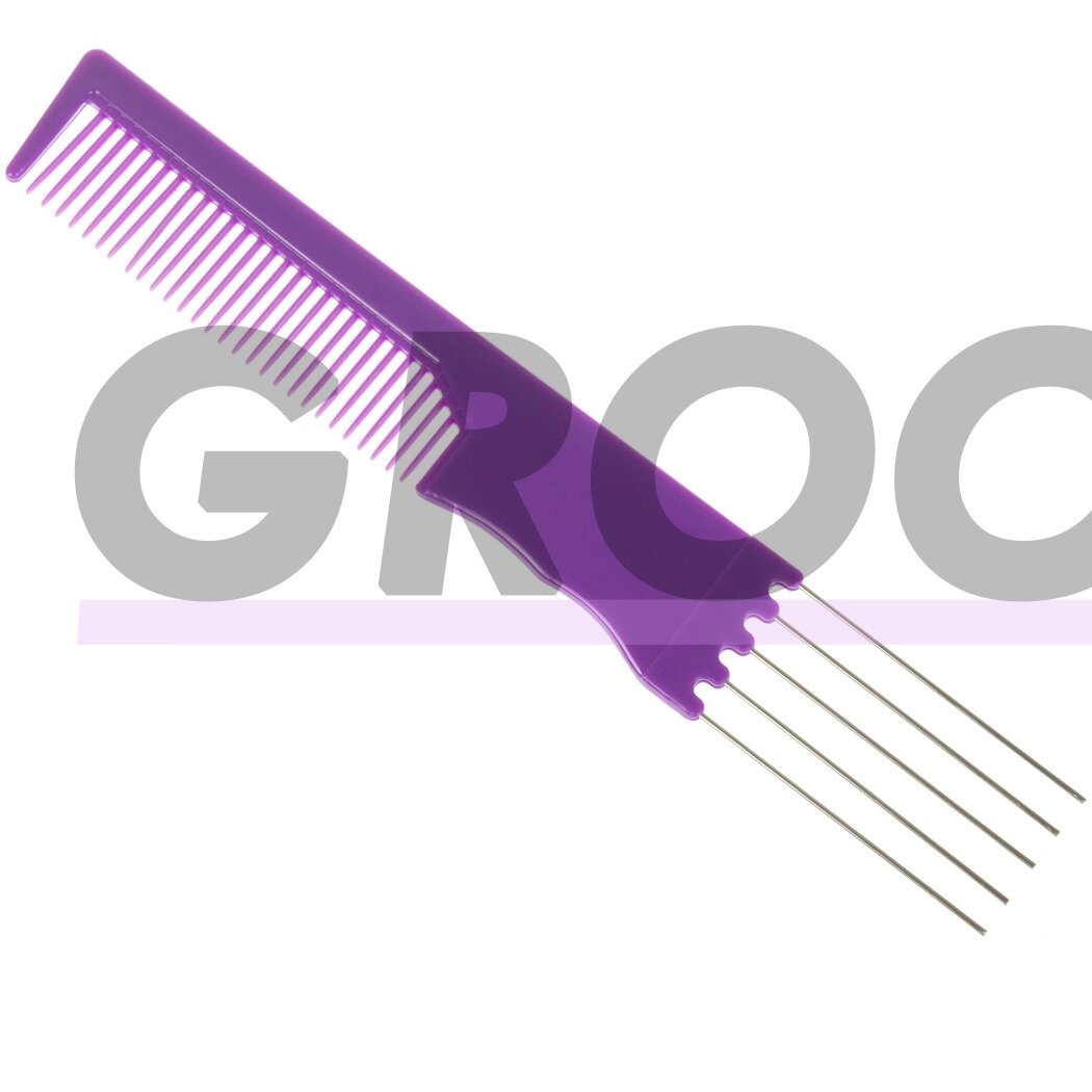 "Madan Dual Action" šukos 20 cm - plastikinės šukos plaukams kedenti ir formuoti - Violetinė spalva