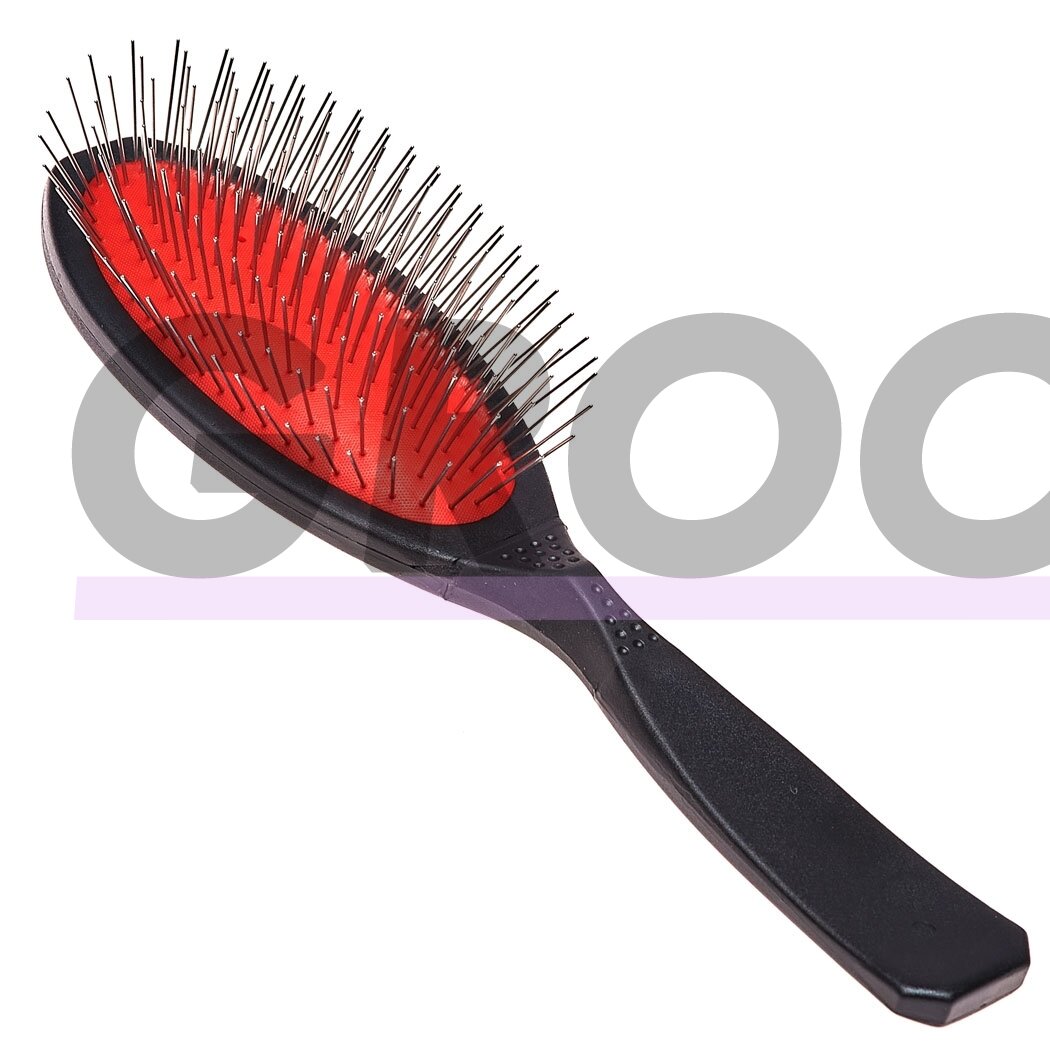 Madan Large Hard Pin Brush - profesionalus didelis šepetys su ergonomiška rankena, 22 mm metaliniu smeigtuku, kietas Madan Large Hard Pin Brush - profesionalus didelis šepetys su ergonomiška rankena, 22 mm metaliniu smeigtuku, kietas