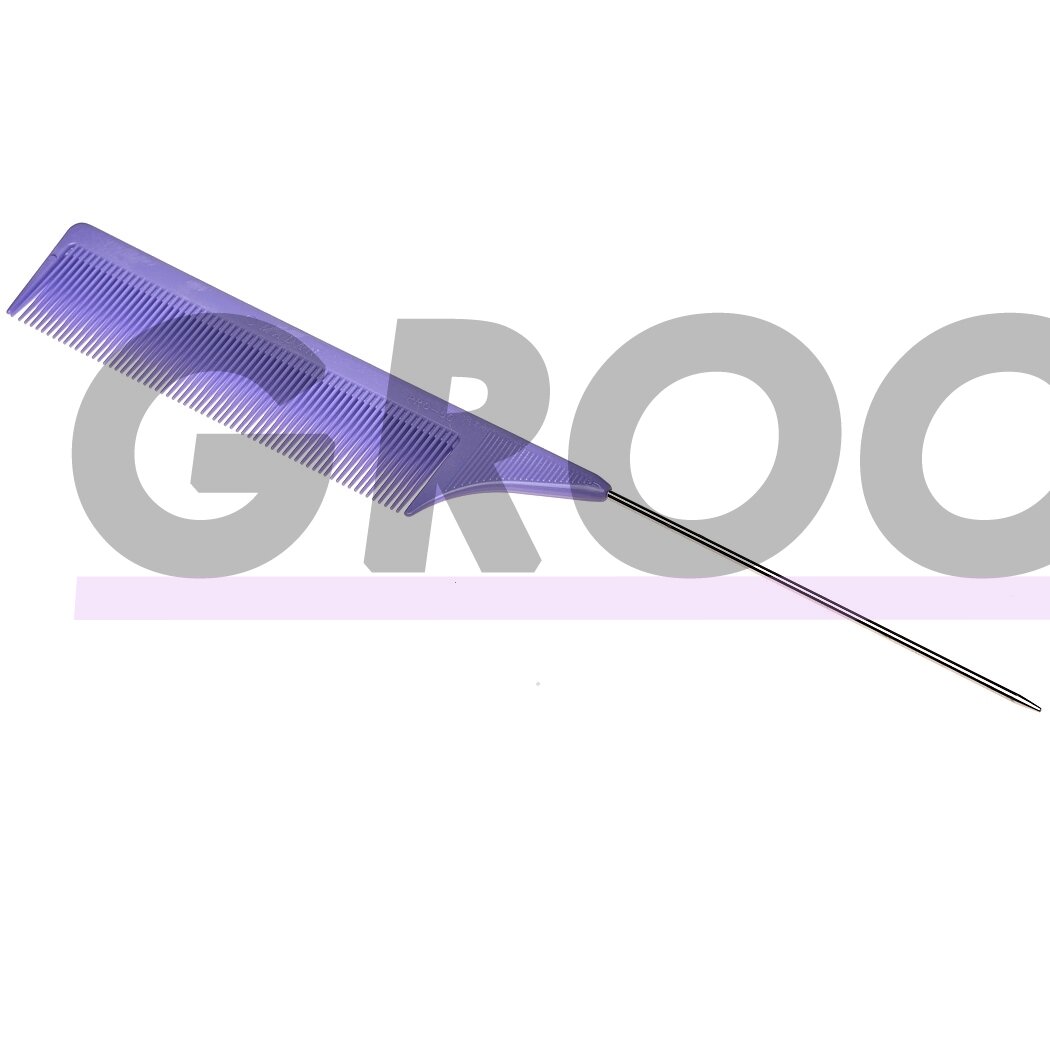 "Madan Professional" šukos "Peine" 22,5 cm - šukos šukavimui ir kirpimui - Spalva: violetinė