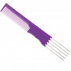 "Madan Dual Action" šukos 20 cm - plastikinės šukos plaukams kedenti ir formuoti - Violetinė spalva