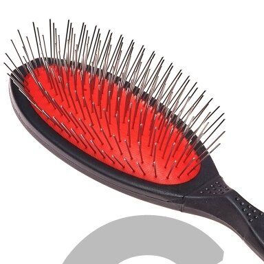 Madan Large Hard Pin Brush - profesionalus didelis šepetys su ergonomiška rankena, 22 mm metaliniu smeigtuku, kietas