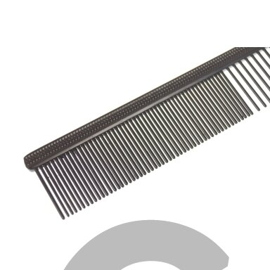 "Madan Professional Antistatic Facial Comb" 13 см - профессиональная, прочная мини-расческа с антистатическим покрытием и смешанным расстоянием между зубьями 50/50.