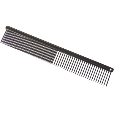 "Madan Professional Antistatic Facial Comb" 13 см - профессиональная, прочная мини-расческа с антистатическим покрытием и смешанным расстоянием между зубьями 50/50.