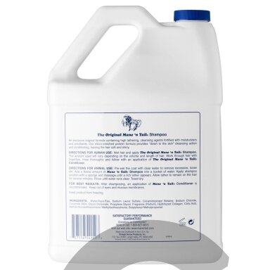 Mane'n Tail and Body Shampoo - питательный шампунь для собак, кошек и лошадей - 3,78 л Mane'n Tail and Body Shampoo - питательный шампунь для собак, кошек и лошадей - 3,78 л