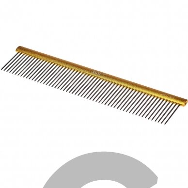 "Madan Professional Light" šukos 23 cm - profesionalios, didelės šukos su aliuminine rankena ir vidutinio ilgio dantų tarpais, ilgieji dantukai 35 mm "Madan Professional Light" šukos 23 cm - profesionalios, didelės šukos su aliuminine rankena ir vidutinio ilgio dantų tarpais, ilgieji dantukai 35 mm