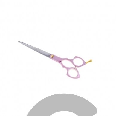 Madan Straight Pet Grooming Scissors 6,5" - profesionalios, itin lengvos tiesios žirklės pagamintos iš japoniško nerūdijančio plieno, aliuminio rankena - rožinė 3 Madan Straight Pet Grooming Scissors 6,5" - profesionalios, itin lengvos tiesios žirklės pagamintos iš japoniško nerūdijančio plieno, aliuminio rankena - rožinė 3