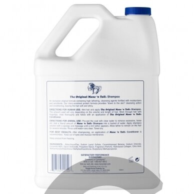 Mane'n Tail and Body Shampoo - питательный шампунь для собак, кошек и лошадей - 3,78 л 1