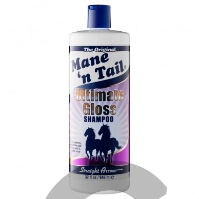 "Mane'n Tail Ultimate Gloss Shampoo" - šampūnas su blizgesiu šunims, katėms ir žirgams, koncentratas 946ml "Mane'n Tail Ultimate Gloss Shampoo" - šampūnas su blizgesiu šunims, katėms ir žirgams, koncentratas 946ml