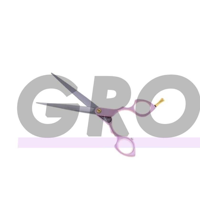Madan Straight Pet Grooming Scissors 6,5" - profesionalios, itin lengvos tiesios žirklės pagamintos iš japoniško nerūdijančio plieno, aliuminio rankena - rožinė 2 Madan Straight Pet Grooming Scissors 6,5" - profesionalios, itin lengvos tiesios žirklės pagamintos iš japoniško nerūdijančio plieno, aliuminio rankena - rožinė 2