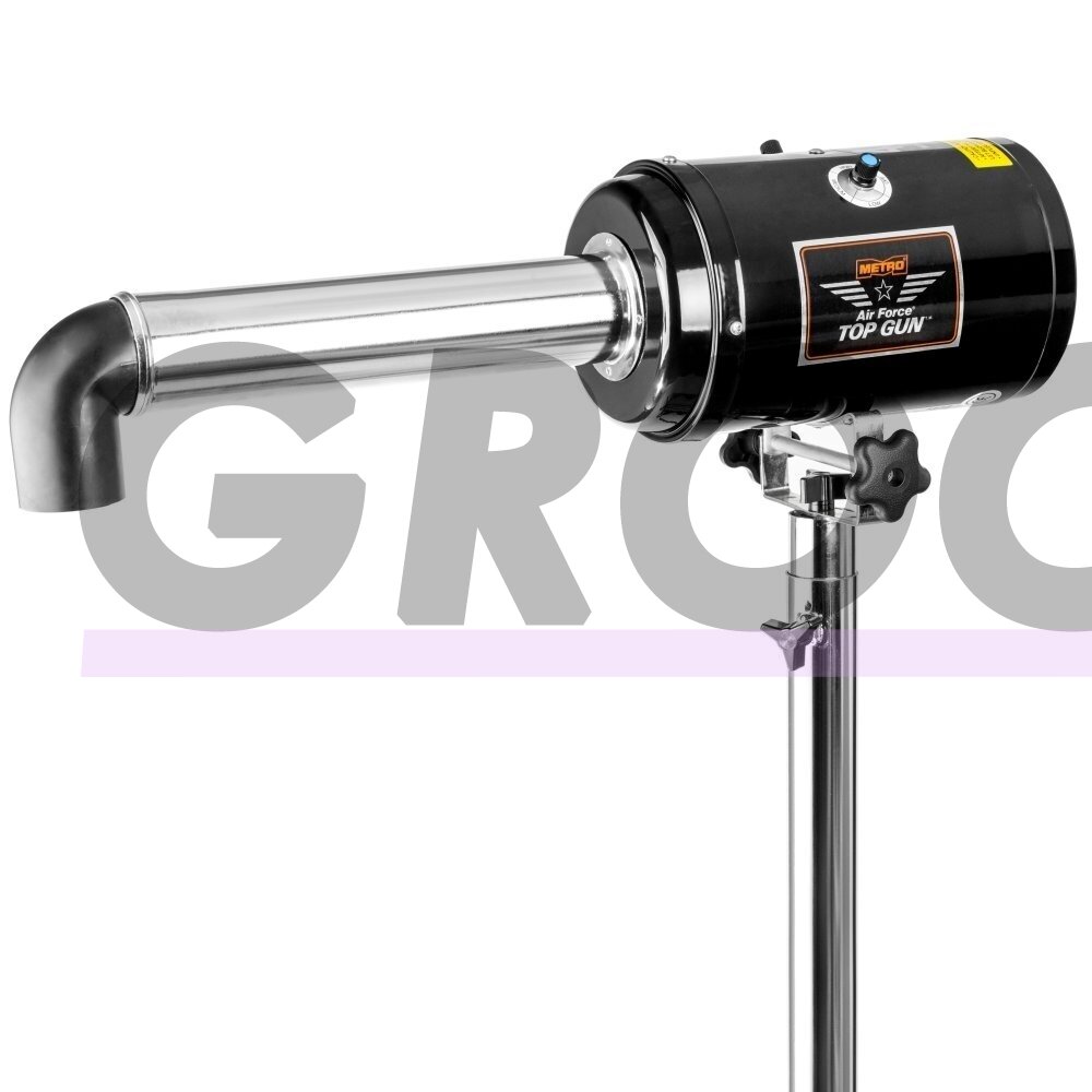 "MetroVac® Air Force Top Gun Dryer 2400W" - galingas ir profesionalus ant stovo montuojamas džiovintuvas su bepakopiu oro reguliavimu 1