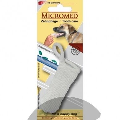"Micromed Tooth Care" - šunų dantų valiklis su sidabro jonais - Dydis: S 3