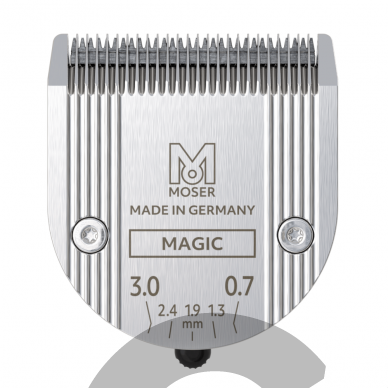 "Moser Arco 1854" - Standartinė magic galvutė fine "Wahl Super Groom", "Wahl Bravura", "Wahl Creativa" mašinėlėms 1