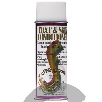 Mr Groom Coat & Skin Conditioner 312g - спрей-кондиционер с ланолином для облегчения расчесывания и питания шерсти и кожи Mr Groom Coat & Skin Conditioner 312g - спрей-кондиционер с ланолином для облегчения расчесывания и питания шерсти и кожи