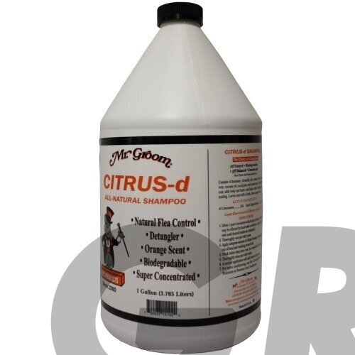 "Mr Groom Citrus Shampoo" - natūralus šampūnas nuo blusų šunims su eteriniais aliejais, alaviju ir kokosų aliejumi 1