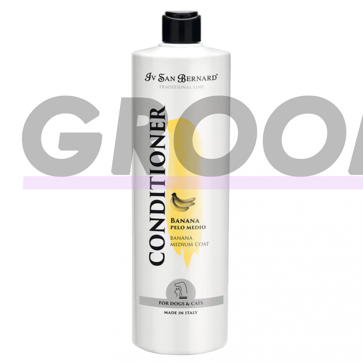 Iv San Bernard Banana Conditioner - Bananų kondicionierius šunims ir katėms su pusilgiais ir šiurkščiais plaukais 1 Iv San Bernard Banana Conditioner - Bananų kondicionierius šunims ir katėms su pusilgiais ir šiurkščiais plaukais 1