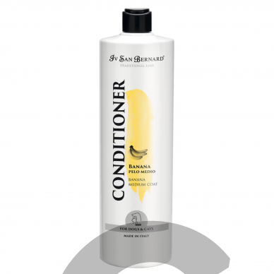 Iv San Bernard Banana Conditioner - Bananų kondicionierius šunims ir katėms su pusilgiais ir šiurkščiais plaukais 1