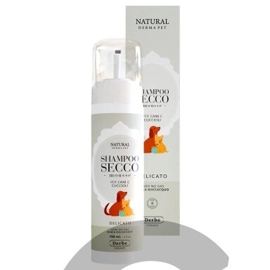 Nenuskalaujamos putos, šampūnas šuniukams ir jautriems šunims su ežiuole ir goji uogomis - 150ml
