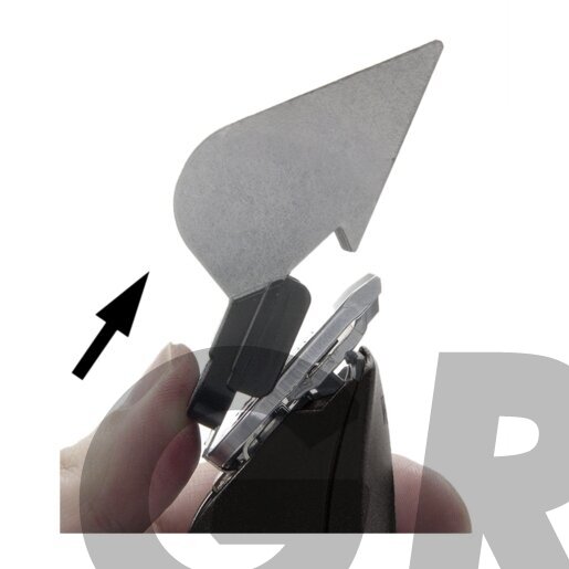 Nerūdijančio plieno Wahl antgalis, užmaunamas snap-on 22 mm ilgio 1 Nerūdijančio plieno Wahl antgalis, užmaunamas snap-on 22 mm ilgio 1