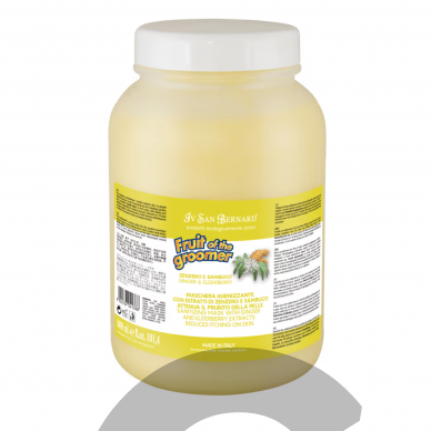 Iv San Bernard Fruit of the Groomer Ginger & Elderberry Mask - очищающая маска с экстрактом имбиря и бузины, для собак и кошек 3