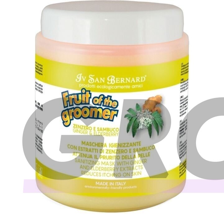 Iv San Bernard Fruit of the Groomer Ginger & Elderberry Mask - очищающая маска с экстрактом имбиря и бузины, для собак и кошек 1 Iv San Bernard Fruit of the Groomer Ginger & Elderberry Mask - очищающая маска с экстрактом имбиря и бузины, для собак и кошек 1