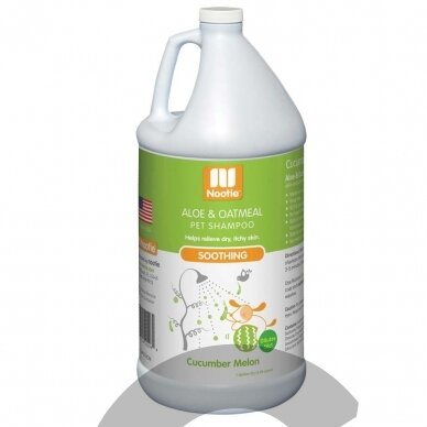 Nootie Cucumber Melon Shampoo 3.8l - увлажняющий и успокаивающий шампунь с алоэ вера и овсянкой с ароматом дыни и огурца, концентрат 1:16 Nootie Cucumber Melon Shampoo 3.8l - увлажняющий и успокаивающий шампунь с алоэ вера и овсянкой с ароматом дыни и огурца, концентрат 1:16