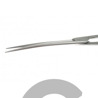 Gotta Solingen 8 colių (20 cm) lenktos žirklės su vienpusiu mikro pjūviu. 2