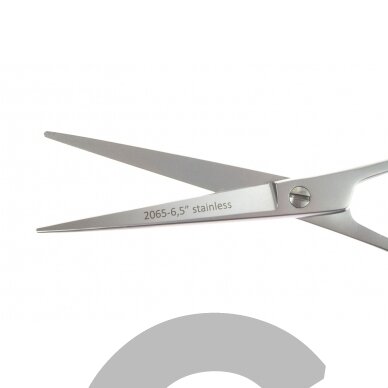 6,5 colio (17 cm) Gotta Solingen tiesios žirklės su vienpusiu mikro pjūviu. 1 6,5 colio (17 cm) Gotta Solingen tiesios žirklės su vienpusiu mikro pjūviu. 1