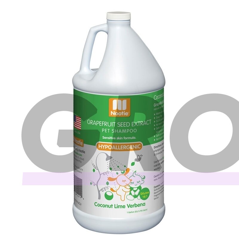 Nootie Hypo Grapefruit Seed Extract Shampoo 3,8l - hipoalerginis šampūnas su greipfrutų sėklų ekstraktu jautriems šunims, koncentratas 1:16
