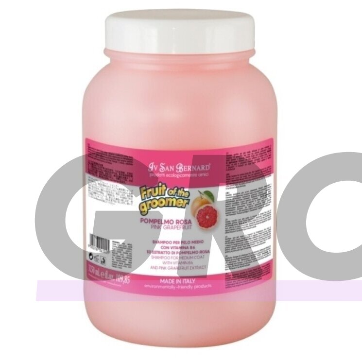 Iv San Bernard Fruit of the Groomer Pink Grapefruit Shampoo - Шампунь с розовым грейпфрутом для полудлинной шерсти, для собак и кошек, концентрат 1:3 3